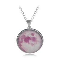 Style Simple Rond Alliage Lumineux Placage Incruster Gemme Femmes Pendentif sku image 11