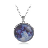 Style Simple Rond Alliage Lumineux Placage Incruster Gemme Femmes Pendentif sku image 9