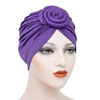 Women's Ethnic Style Solid Color Eaveless Beanie Hat main image 5