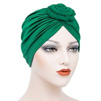 Women's Ethnic Style Solid Color Eaveless Beanie Hat sku image 3