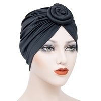 Women's Ethnic Style Solid Color Eaveless Beanie Hat sku image 6