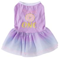 Ropa De Moda Para Mascotas Vestido De Verano De Malla Mullida sku image 1