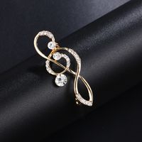 Elegant Leaf Flower Butterfly Alloy Plating Inlay Rhinestones Pearl Women's Brooches main image 5