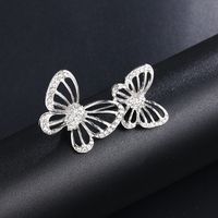 Elegante Hoja Flor Mariposa Aleación Enchapado Embutido Diamantes De Imitación Perla Mujeres Broches sku image 23