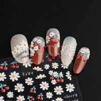 Sweet Flower Stickers Nail Patches 1 Set main image 2