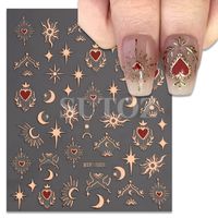 Sweet Star Moon Plastic Nail Patches 1 Set main image 5