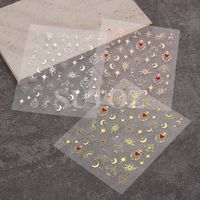 Sweet Star Moon Plastic Nail Patches 1 Set main image 4