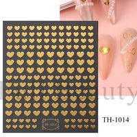 Streetwear Star Heart Shape Stickers Nail Patches 1 Set sku image 1