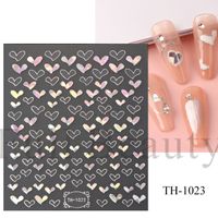 Streetwear Star Heart Shape Stickers Nail Patches 1 Set sku image 6