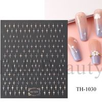 Streetwear Star Heart Shape Stickers Nail Patches 1 Set sku image 11