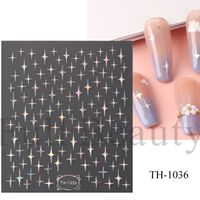 Streetwear Star Heart Shape Stickers Nail Patches 1 Set sku image 16