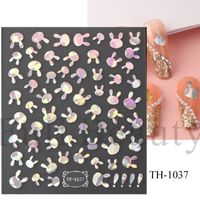 Streetwear Star Heart Shape Stickers Nail Patches 1 Set sku image 17