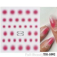Streetwear Star Heart Shape Stickers Nail Patches 1 Set sku image 34