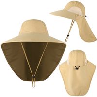 Unisex Modern Style Simple Style Solid Color Crimping Sun Hat main image 3