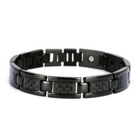 Basic Retro Classic Style Geometric Titanium Steel Men's Bracelets sku image 15