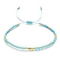 Bohemian Solid Color Natural Stone Drawstring Bracelets sku image 2