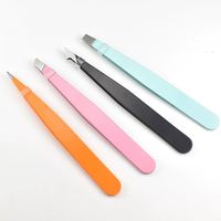 Casual Solid Color Stainless Steel Eyebrow Tweezers 1 Piece main image 3