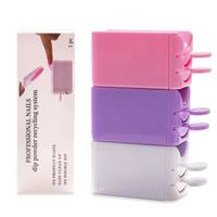 Simple Style Solid Color Plastic Nail Storage Box 1 Piece main image 2