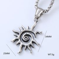 Cool Style Human Anchor Dragonfly 304 Stainless Steel No Inlaid Men'S Pendant Necklace Long Necklace sku image 8