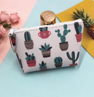 Women's Cactus Pu Leather Zipper Coin Purses sku image 4