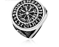 Casual Retro Solid Color Stainless Steel Men's Rings sku image 7