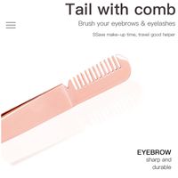 Casual Solid Color Stainless Steel Eyelash Tweezers 1 Piece main image 5