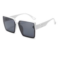 Simple Style Solid Color Pc Square Full Frame Women's Sunglasses sku image 2