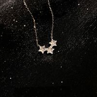 Ig Style Korean Style Star Copper Pendant Necklace main image 4
