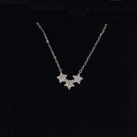 Ig-stil Koreanische Art Stern Kupfer Halskette Mit Anhänger main image 2