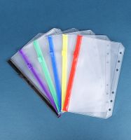 Spot Factory Direct Supply Frosted A6 Color 6-hole Loose-leaf Notebook Zipper Bag Bill Journal Book Pvc Buggy Bag main image 1