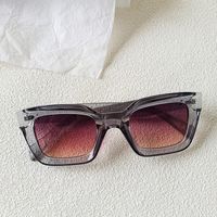 Ig Style Vacation Solid Color Leopard Pc Resin Square Full Frame Women's Sunglasses sku image 3