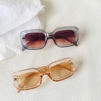 Ig Style Vacation Cool Style Solid Color Pc Resin Oval Frame Full Frame Women's Sunglasses main image 3