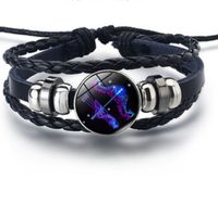 Basic Constellation Pu Leather Unisex Bracelets sku image 8