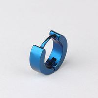 1 Piece Casual Solid Color Plating Titanium Steel Earrings sku image 5
