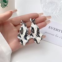 1 Pair Casual Classic Style Star Waves Plating Alloy Drop Earrings sku image 3