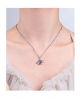 Basic Streetwear Star Copper Inlay Zircon Pendant Necklace main image 5