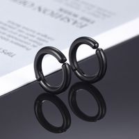 1 Piece Simple Style Classic Style Geometric Titanium Steel Earrings main image 4