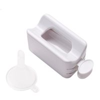 Simple Style Solid Color Plastic Nail Storage Box 1 Piece sku image 1