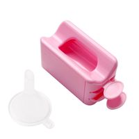 Simple Style Solid Color Plastic Nail Storage Box 1 Piece sku image 2
