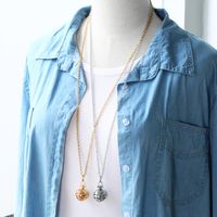 Simple Style Classic Style Butterfly Stainless Steel Copper Plating 18k Gold Plated Pendant Necklace Long Necklace main image 6