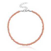 Vacation Solid Color Seed Bead Wholesale Anklet sku image 3