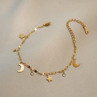 Simple Style Star Titanium Steel Bracelets Anklet main image 2