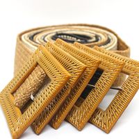 Basic Simple Style Square Straw Women's Woven Belts main image 3