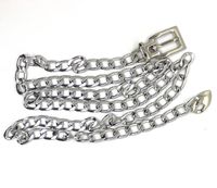Exaggerated Punk Solid Color Alloy Metal Women's Chain Belts main image 5