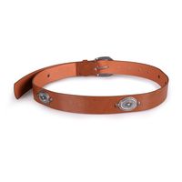 Retro Solid Color Imitation Leather Alloy Plating Women's Leather Belts main image 6