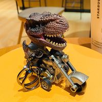 Cool Style Dinosaur Plastic Unisex Bag Pendant Keychain sku image 4