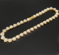 Original Design Solid Color Artificial Diamond Alloy Wholesale Necklace sku image 15