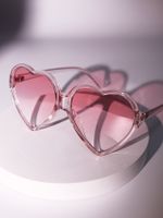 Cute Sweet Gradient Color Pc Love Full Frame Women's Sunglasses main image 1