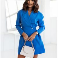 Women's Coat Long Sleeve Blazers Elegant Sexy Solid Color Flower main image 2
