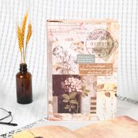 Wholesale A5 European Retro Style Color Page Diary Personalized Creative Kraft Paper Illustration Mood Notebook sku image 4